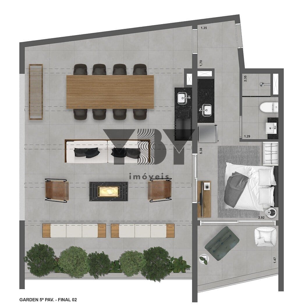 Apartamento, 1 quarto, 24 m² - Foto 18