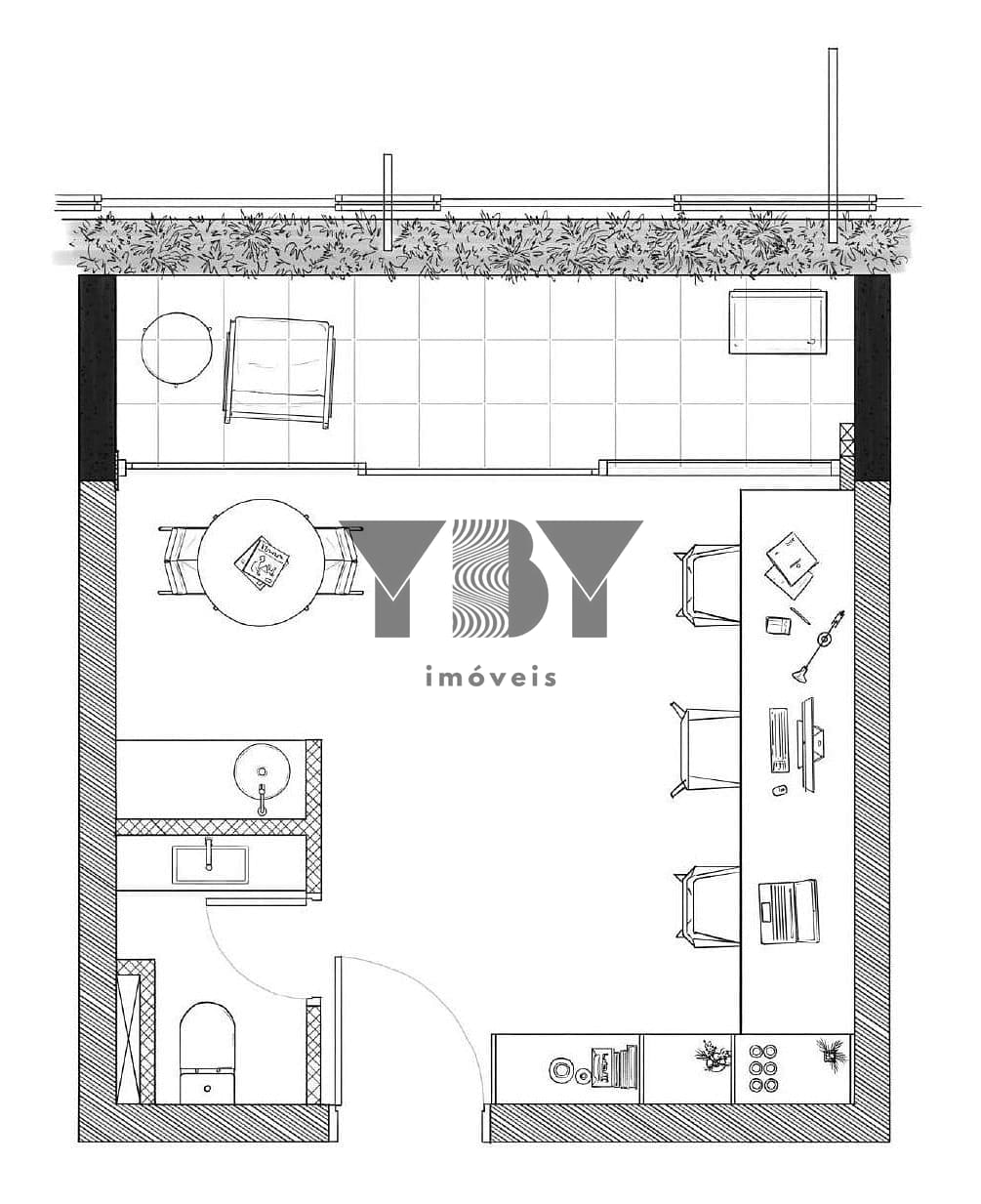 Sala-Conjunto, 26 m² - Foto 3
