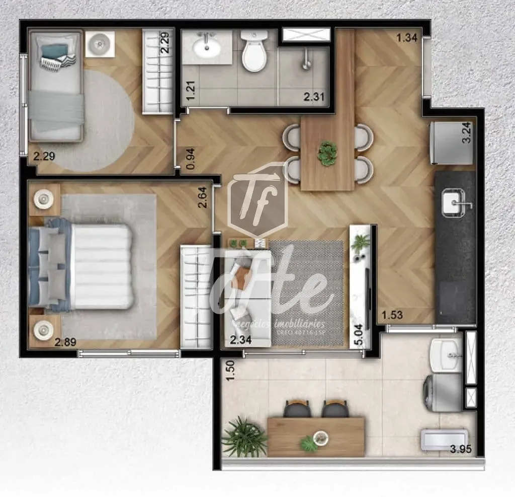 Apartamento, 1 quarto, 24 m² - Foto 19