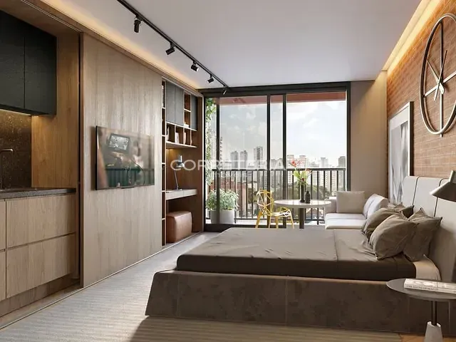 Studio 1 quarto e 1 banheiro, à venda, no bairro Pinheiros em São Paulo