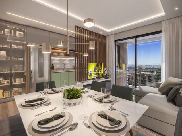 Foto do Apartamento - Apartamento à venda 2 Quartos 1 Suite 1 Vaga 55.73M² Atuba Curitiba - PR | Santorini | DSC CONSULTORIA IMOBILIÁRIA