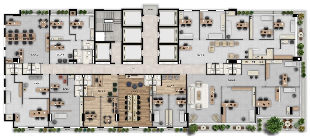 Apartamento, 1 quarto, 61 m² - Foto 27