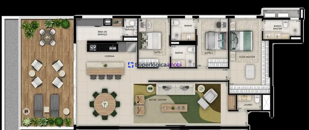 Apartamento, 3 quartos, 199 m² - Foto 26