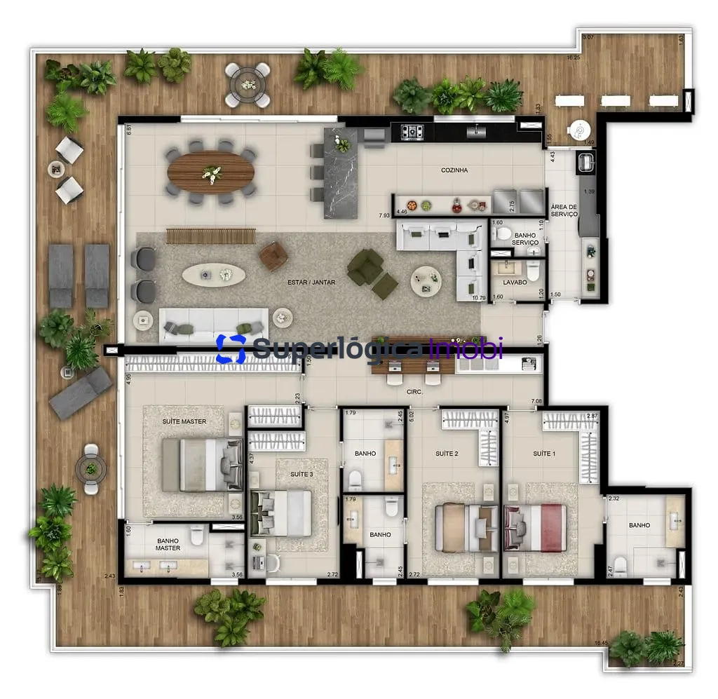Apartamento, 3 quartos, 158 m² - Foto 30