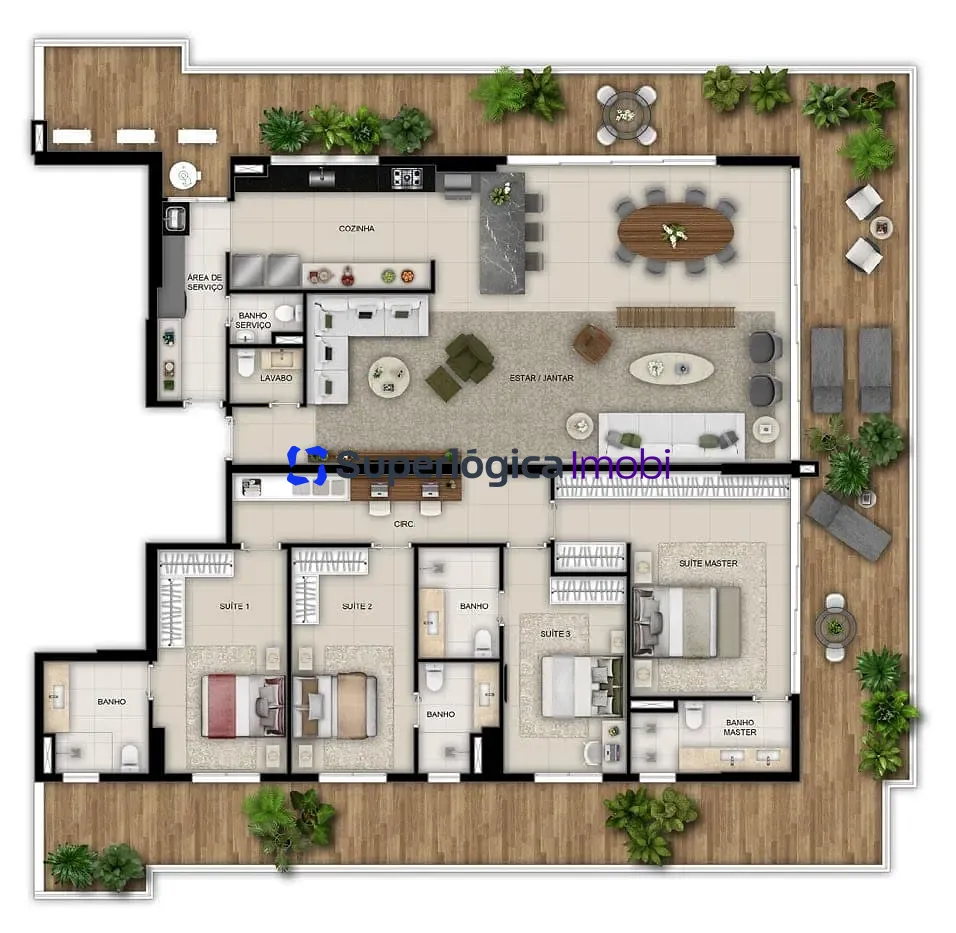 Apartamento, 3 quartos, 158 m² - Foto 31