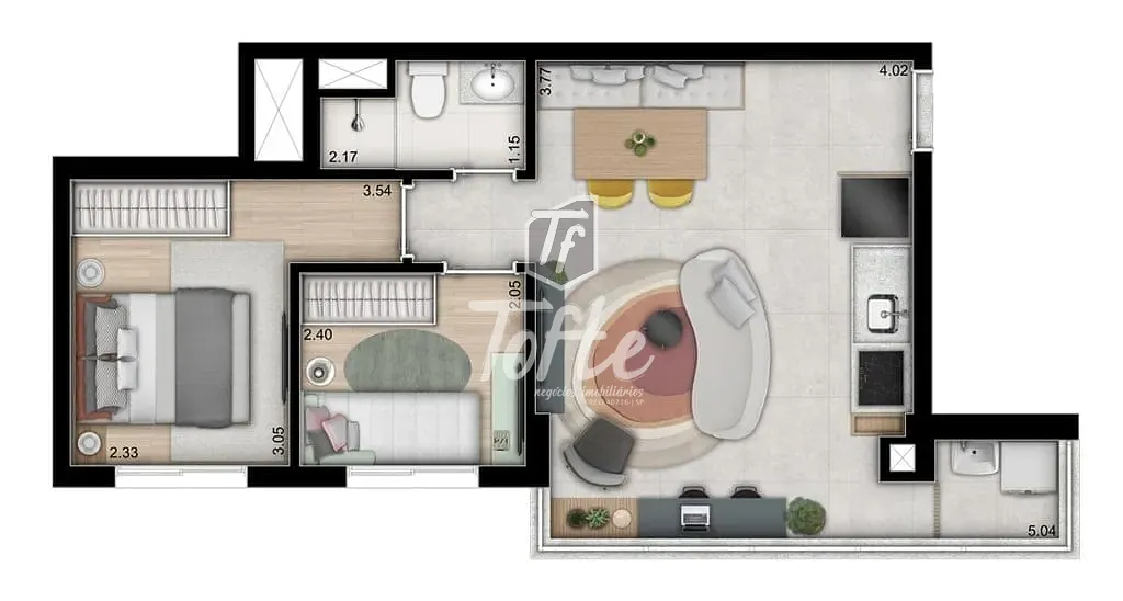 Apartamento, 2 quartos, 46 m² - Foto 22