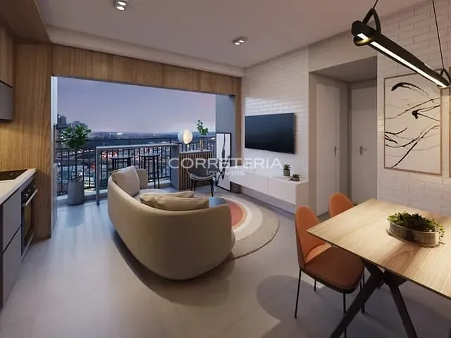 Apartamento 2 quartos e 1 banheiro, à venda, no bairro Pinheiros em São Paulo