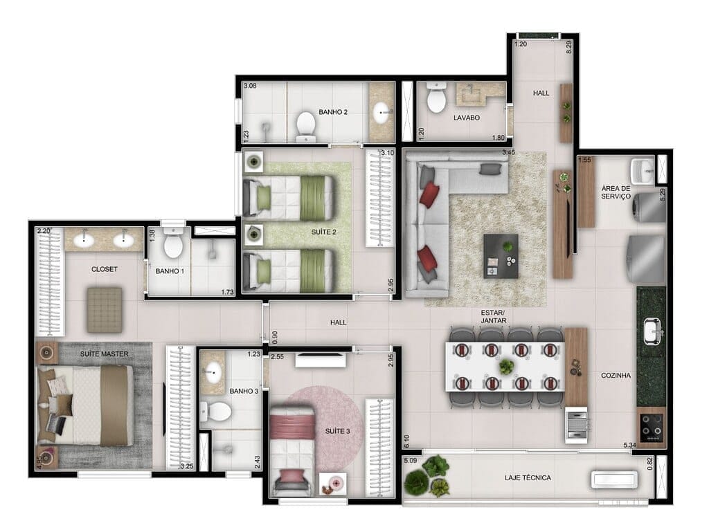 Apartamento, 2 quartos, 65 m² - Foto 21