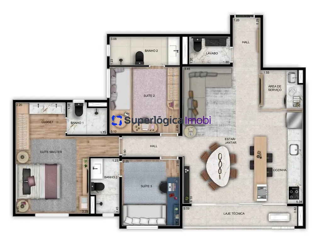 Apartamento, 3 quartos, 100 m² - Foto 22