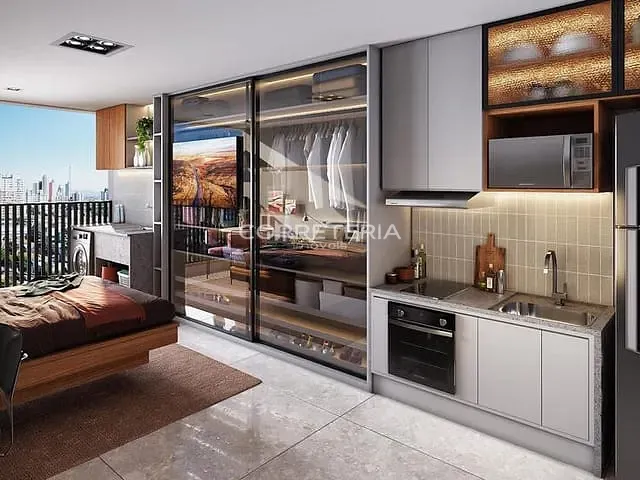 Apartamento 1 quarto e 1 banheiro, à venda, no bairro Vila Madalena em São Paulo