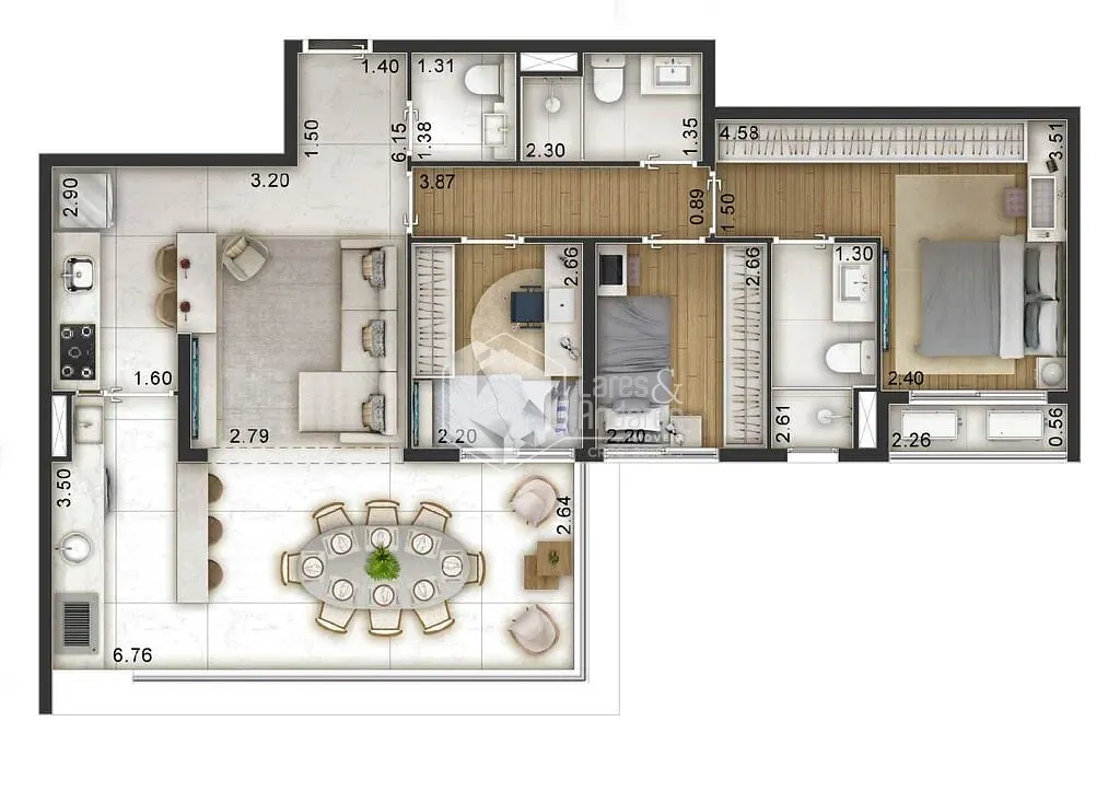 Apartamento, 3 quartos, 86 m² - Foto 28