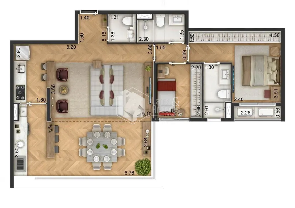 Apartamento, 3 quartos, 86 m² - Foto 29