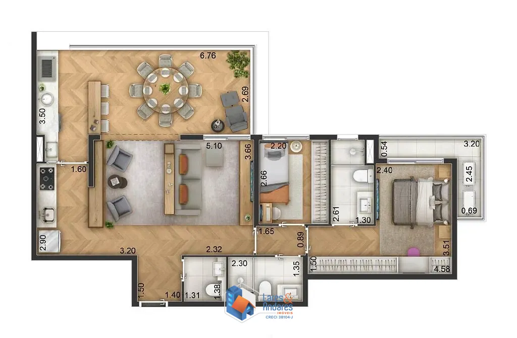 Apartamento, 3 quartos, 82 m² - Foto 31