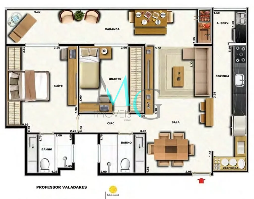 Cobertura, 3 quartos, 158 m² - Foto 31