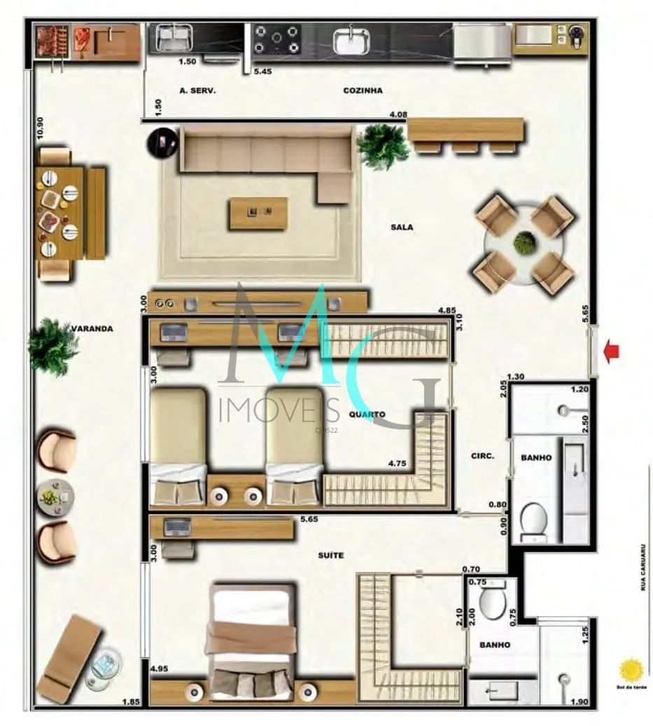 Cobertura, 3 quartos, 158 m² - Foto 35
