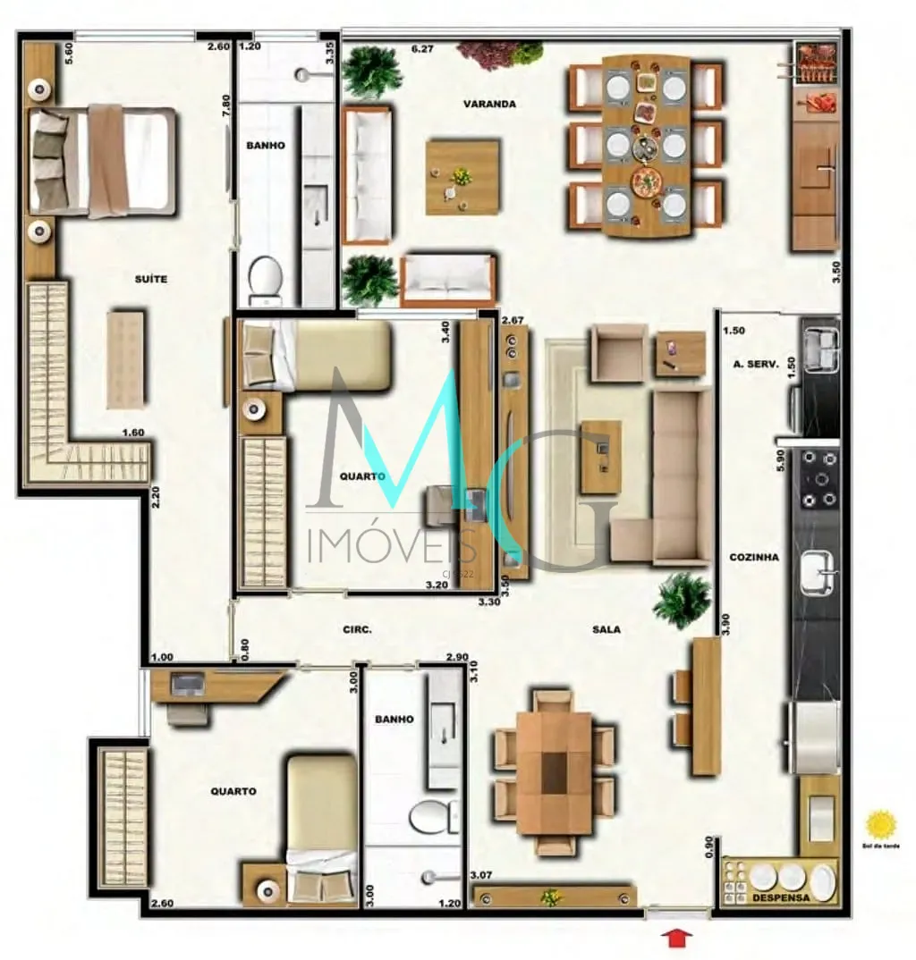 Cobertura, 3 quartos, 158 m² - Foto 38