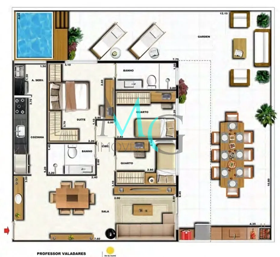 Cobertura, 3 quartos, 158 m² - Foto 43