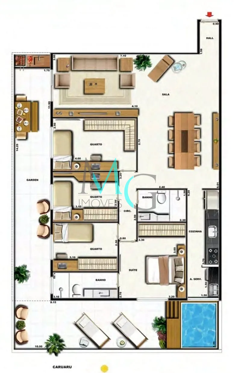 Cobertura, 3 quartos, 158 m² - Foto 45