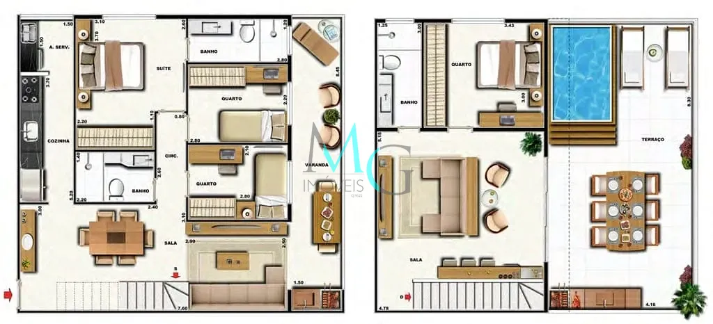 Cobertura, 3 quartos, 158 m² - Foto 46