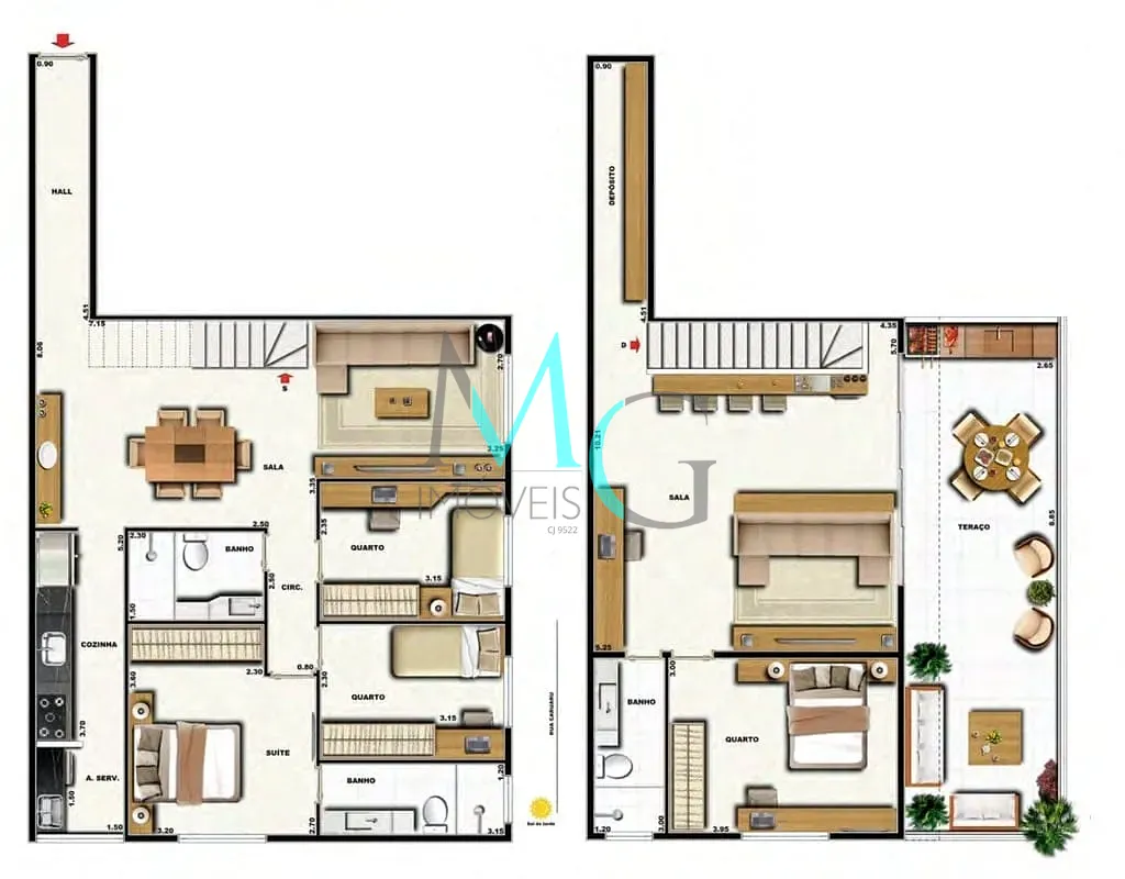 Cobertura, 3 quartos, 158 m² - Foto 49