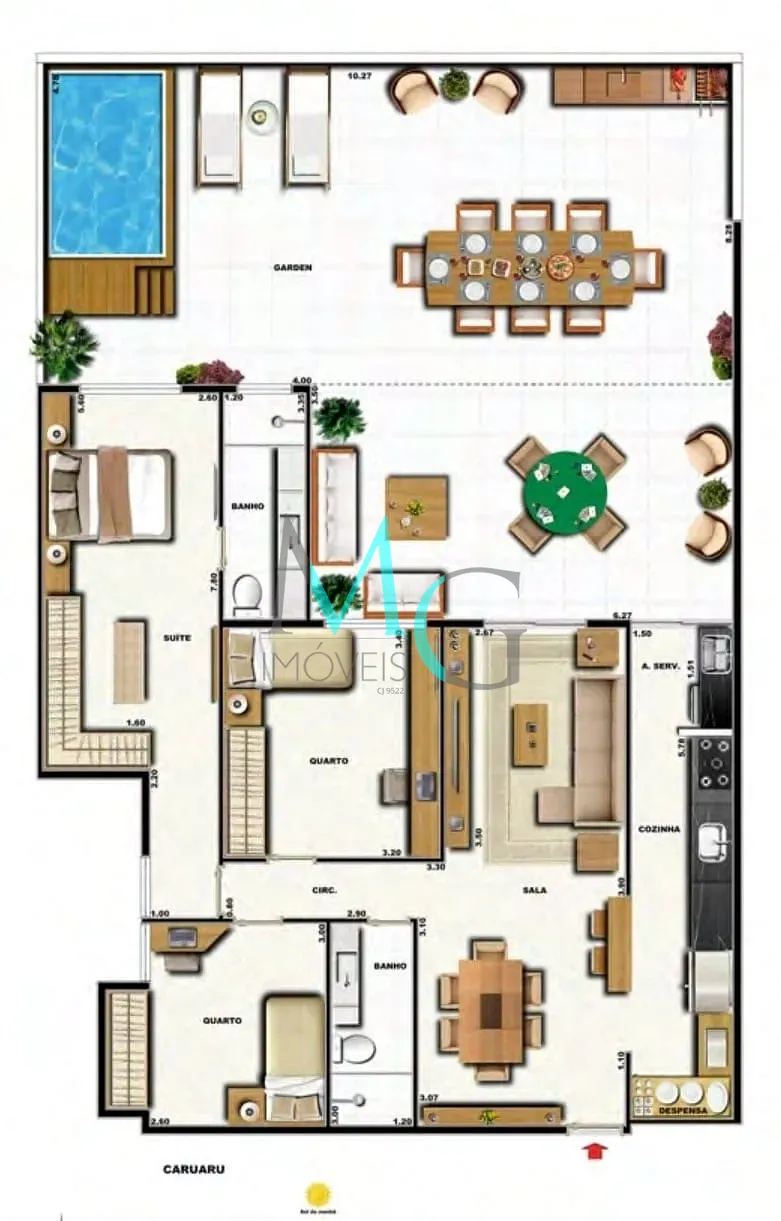 Cobertura, 3 quartos, 158 m² - Foto 50