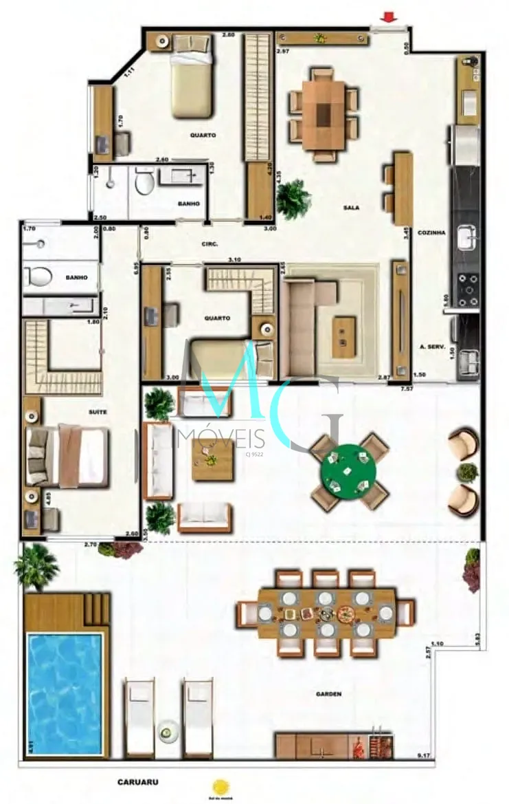Cobertura, 3 quartos, 158 m² - Foto 51
