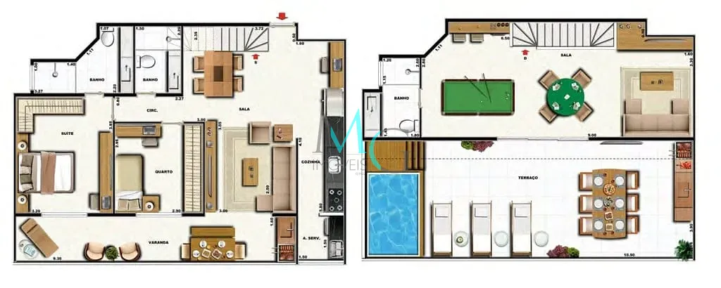Cobertura, 3 quartos, 158 m² - Foto 52