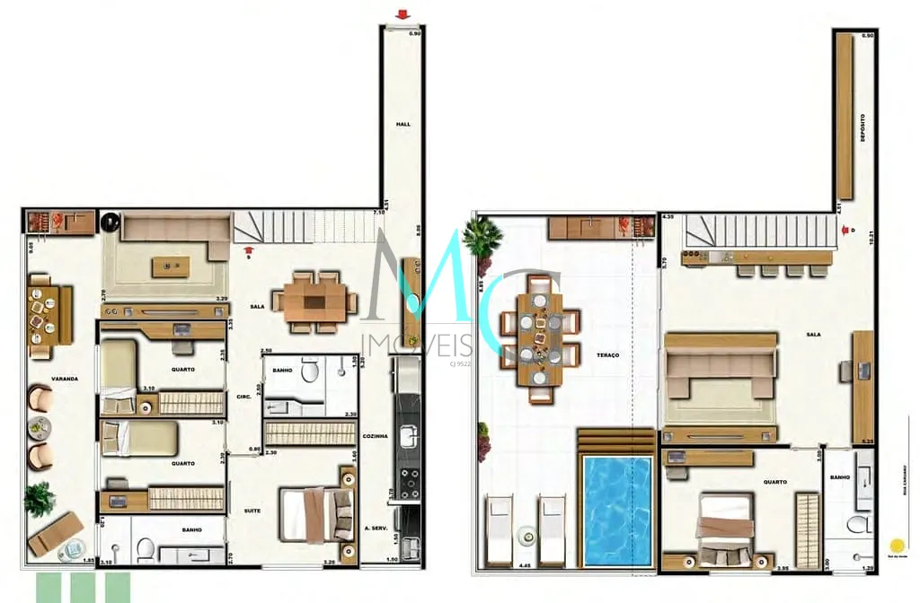 Cobertura, 3 quartos, 158 m² - Foto 53