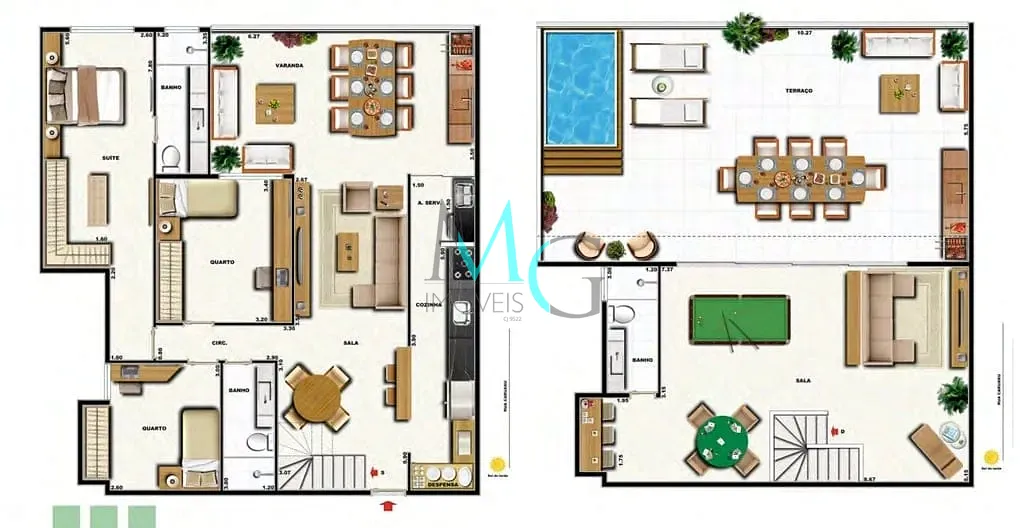 Cobertura, 3 quartos, 158 m² - Foto 55