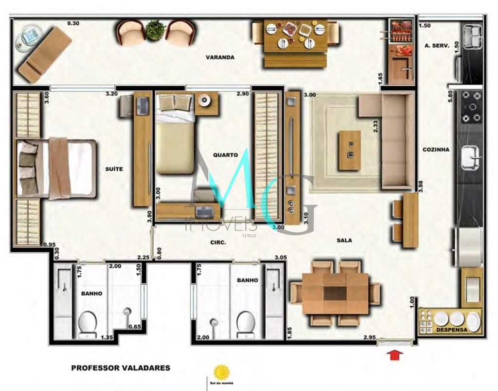 Cobertura, 3 quartos, 133 m² - Foto 31