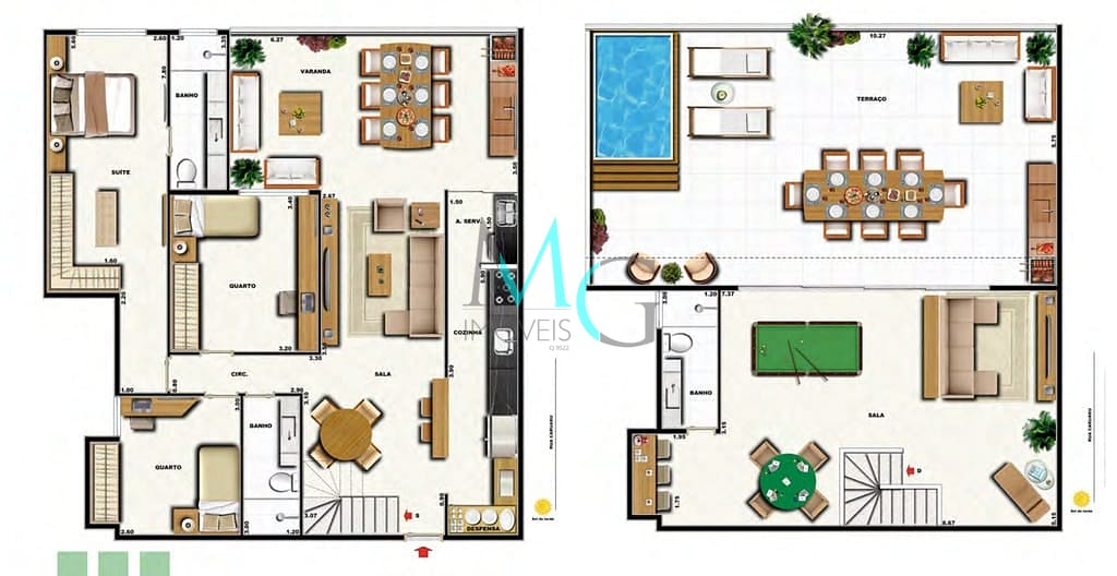 Cobertura, 3 quartos, 133 m² - Foto 55
