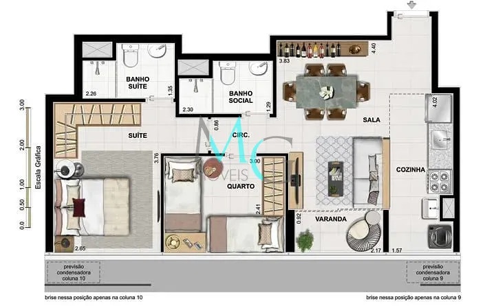 Apartamento, 3 quartos, 66 m² - Foto 31
