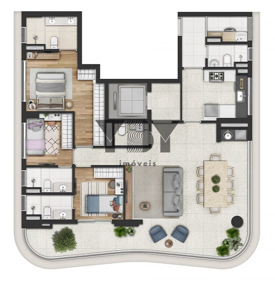 Apartamento, 3 quartos, 254 m² - Foto 22