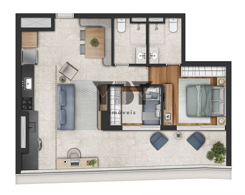 Apartamento, 2 quartos, 60 m² - Foto 32