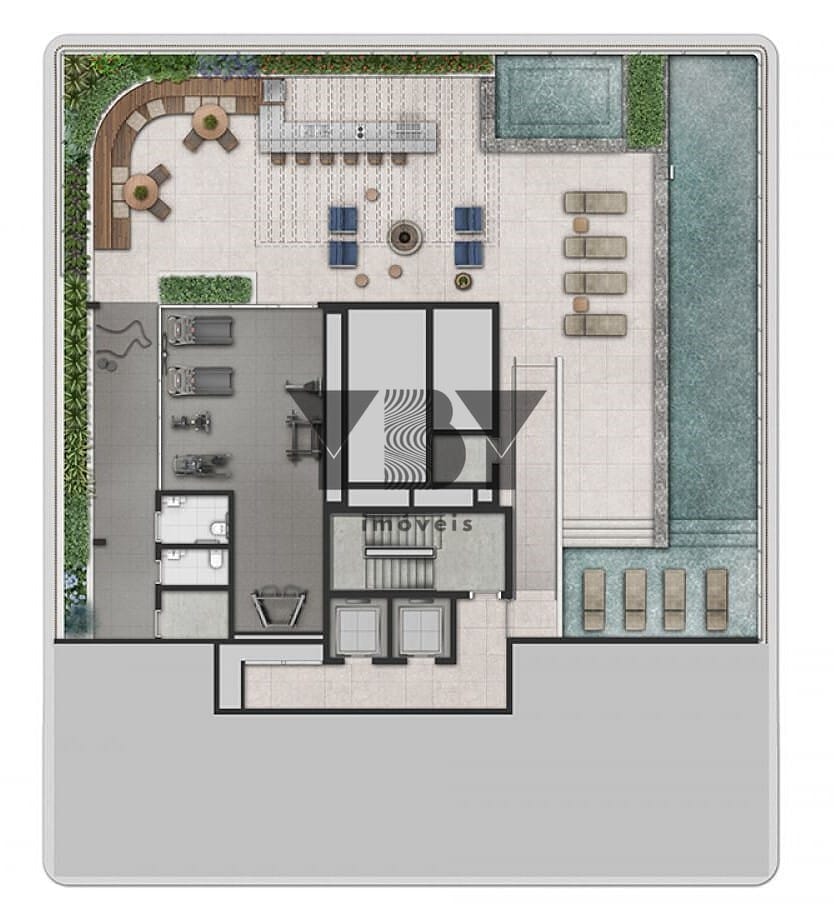 Cobertura, 1 quarto, 63 m² - Foto 20