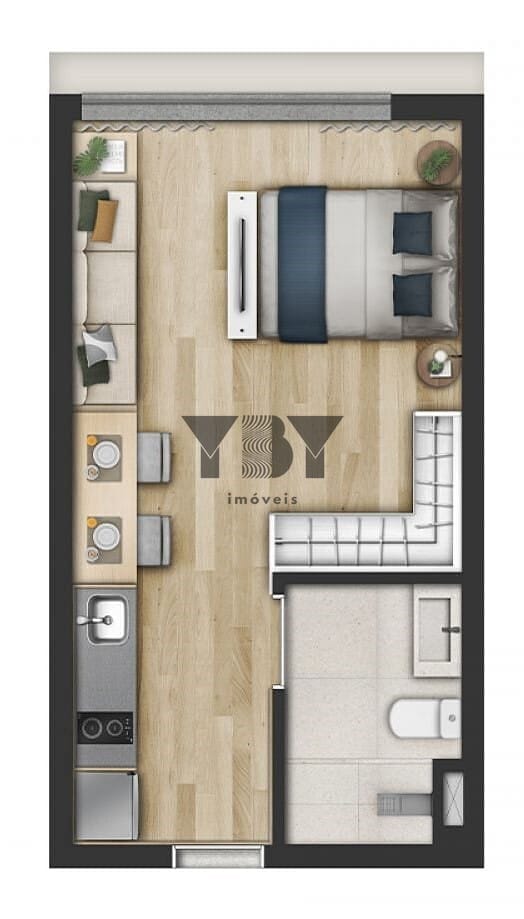 Cobertura, 1 quarto, 63 m² - Foto 21