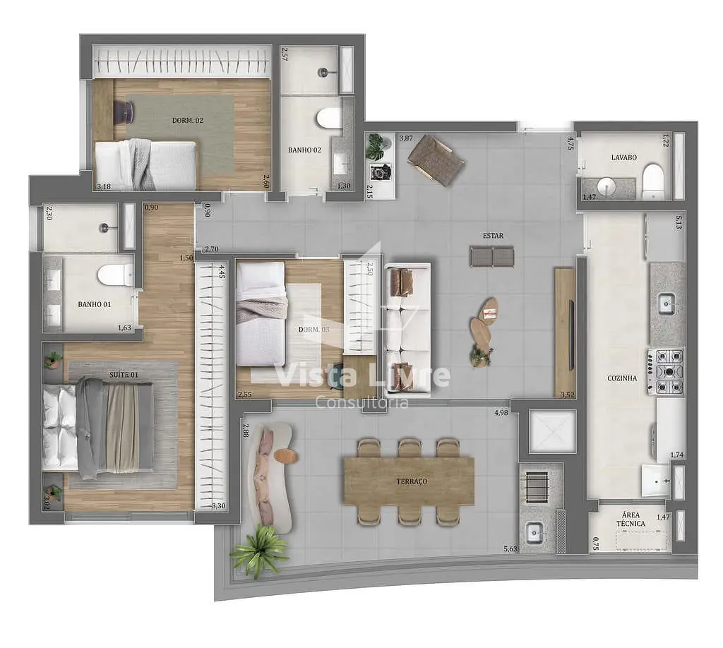Apartamento, 2 quartos, 79 m² - Foto 25