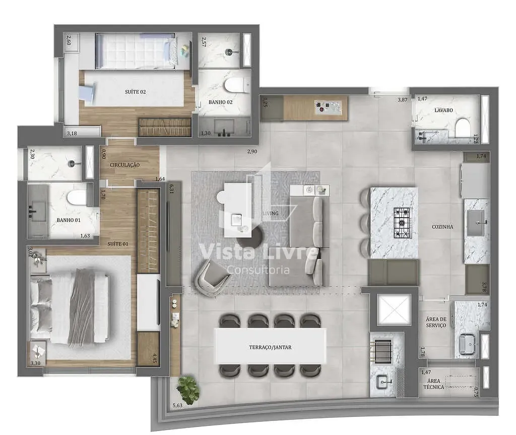 Apartamento, 2 quartos, 79 m² - Foto 26