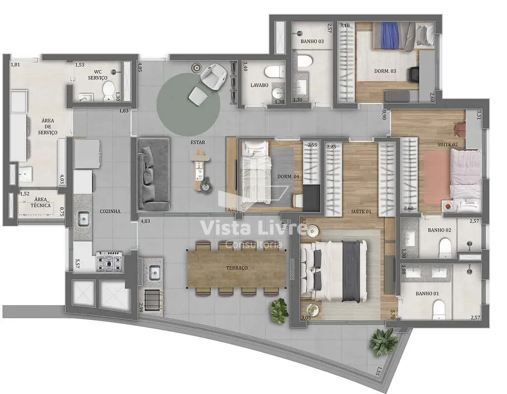 Apartamento, 2 quartos, 79 m² - Foto 27