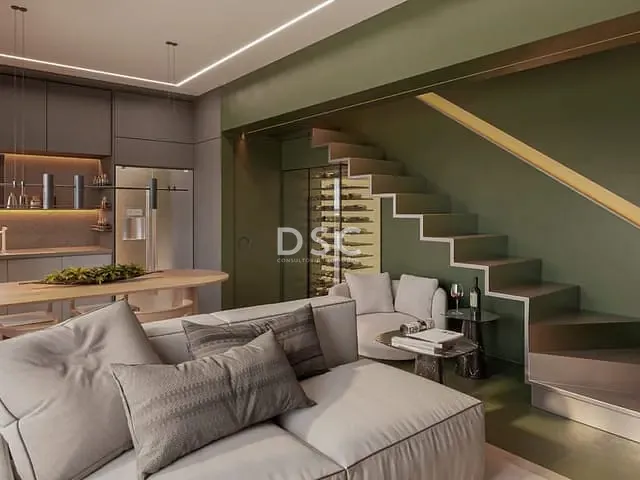 Apartamento 2 quartos e 3 banheiros, à venda, no bairro Água Verde em Curitiba