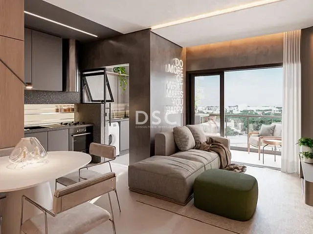 Apartamento 2 quartos e 2 banheiros, à venda, no bairro Água Verde em Curitiba