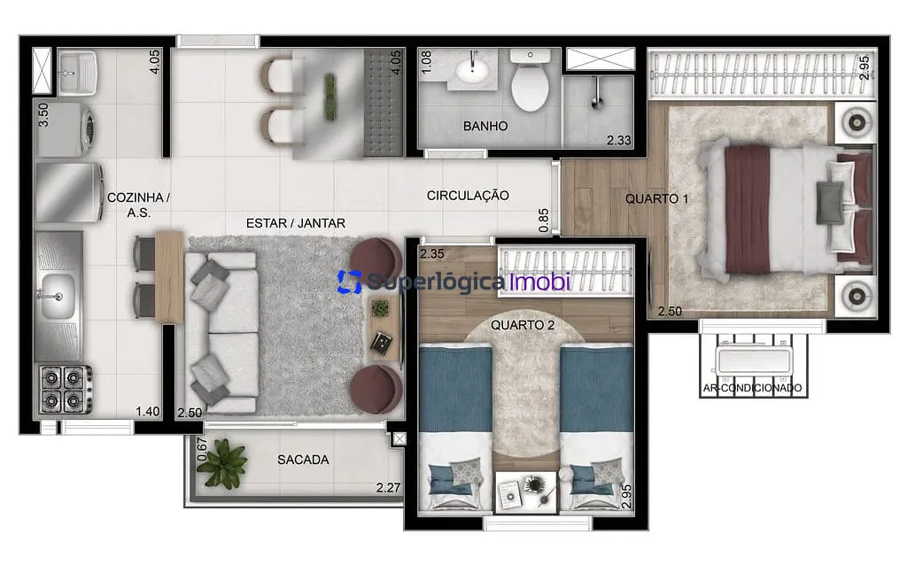 Apartamento, 3 quartos, 61 m² - Foto 15