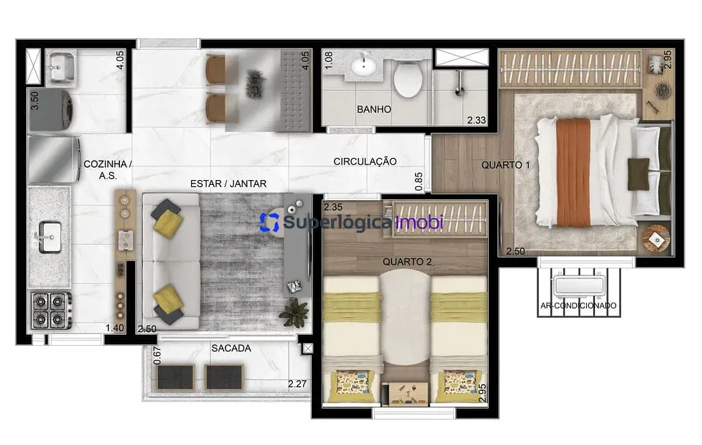 Apartamento, 3 quartos, 61 m² - Foto 16