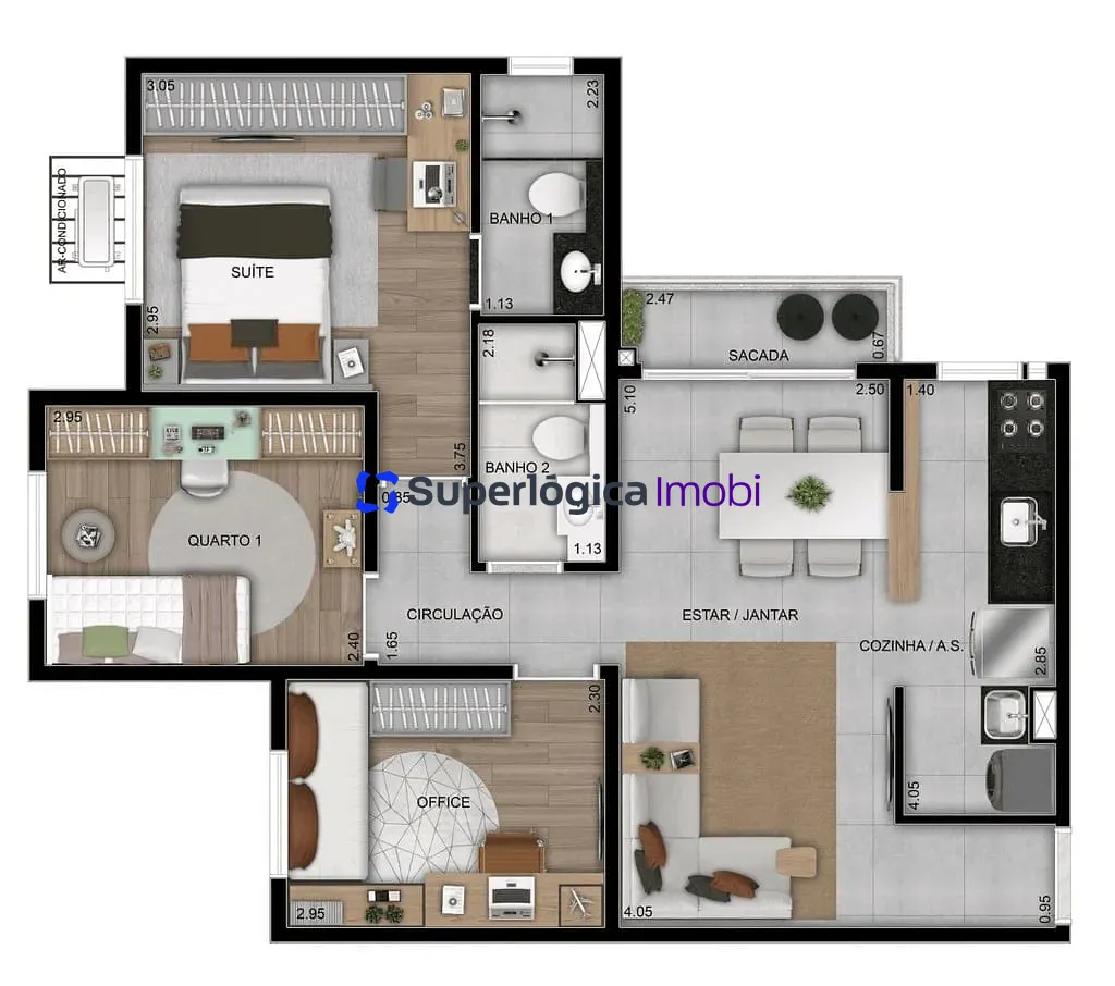 Apartamento, 3 quartos, 61 m² - Foto 18