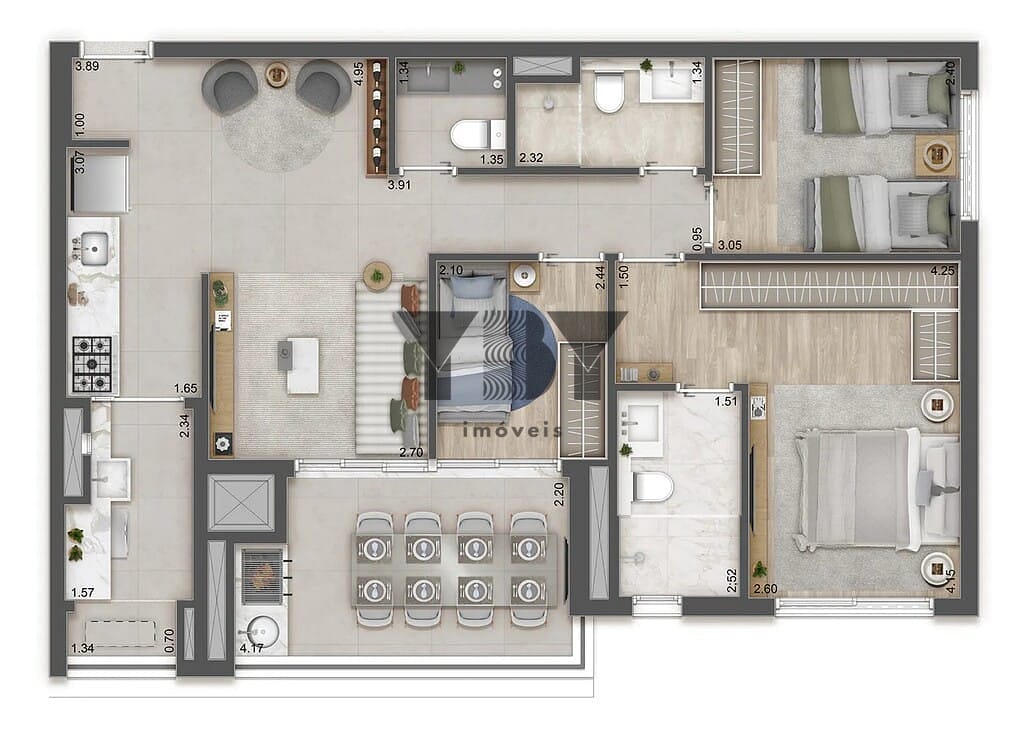 Apartamento, 3 quartos, 138 m² - Foto 40