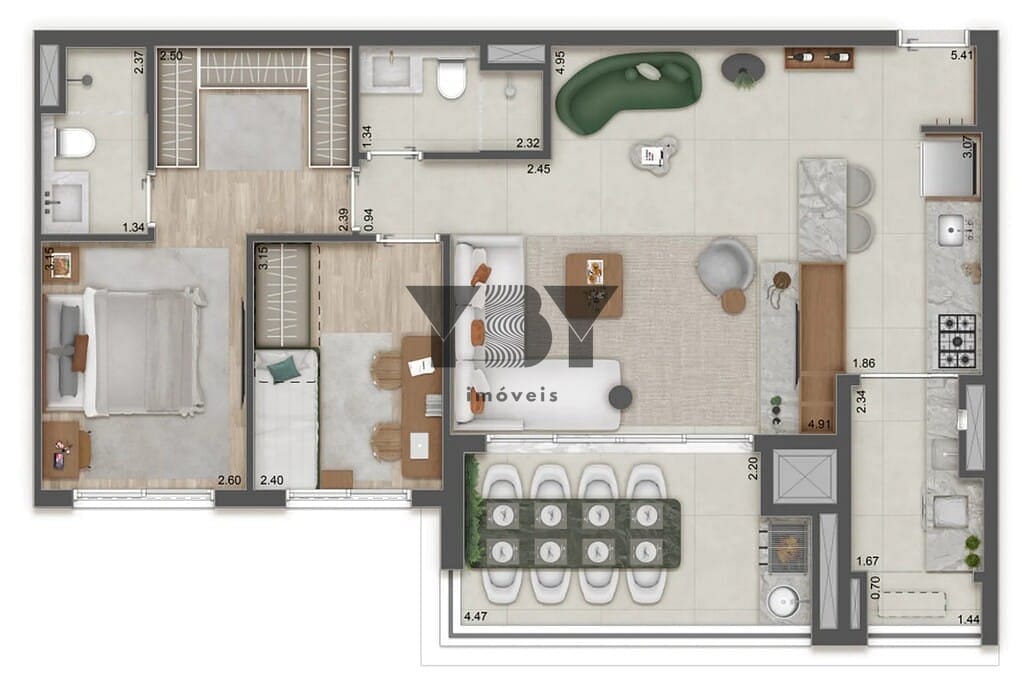 Apartamento, 3 quartos, 138 m² - Foto 45