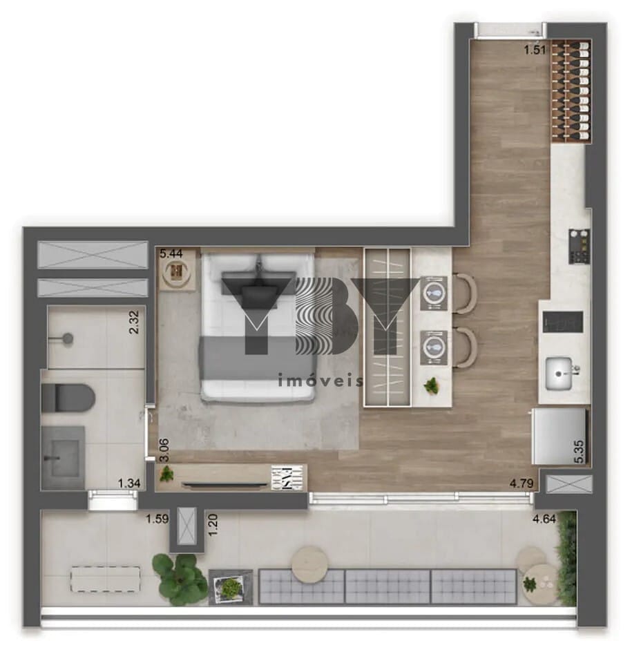 Apartamento, 2 quartos, 89 m² - Foto 37