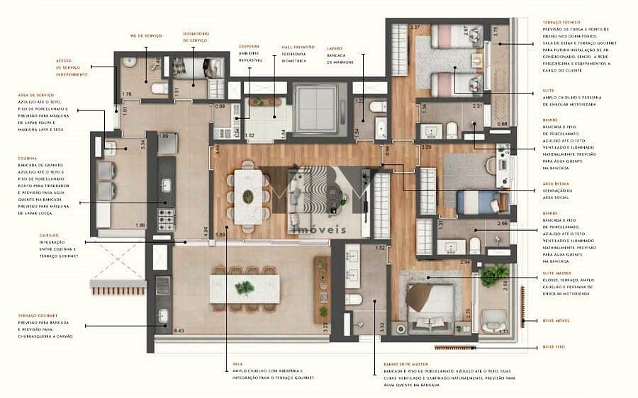 Apartamento, 3 quartos, 169 m² - Foto 27