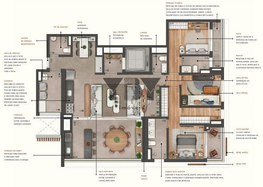 Apartamento, 3 quartos, 169 m² - Foto 28