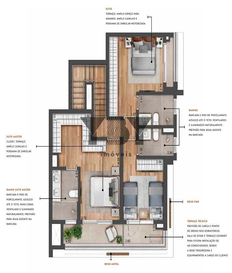 Apartamento, 3 quartos, 169 m² - Foto 29